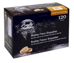 Bradley Whiskey Oak Flavour Bisquettes 120 Pack