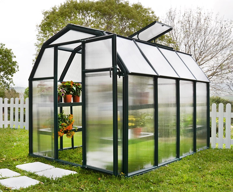 Rion Eco 6 x 8 Greenhouse with Base