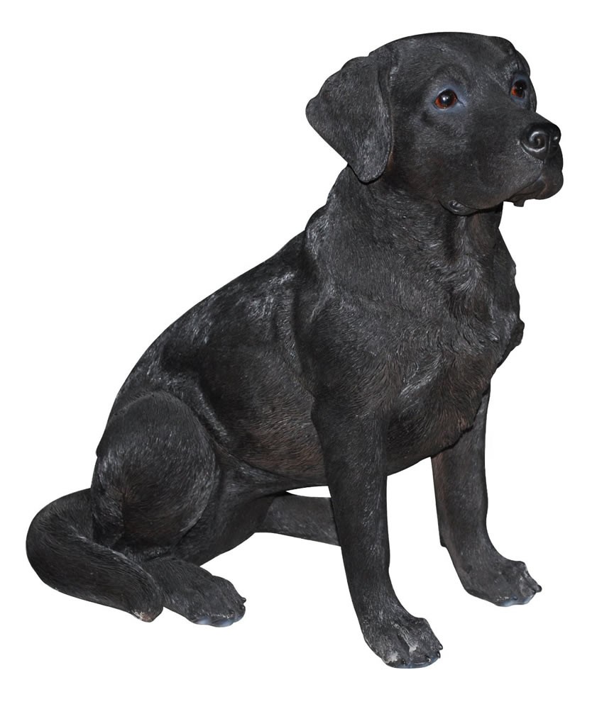 Vivid Arts Real Life Black Labrador Size A