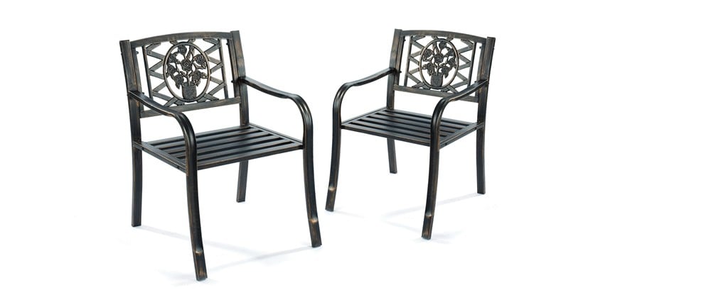 Greenhurst Coalbrookdale Garden Arm Chairs