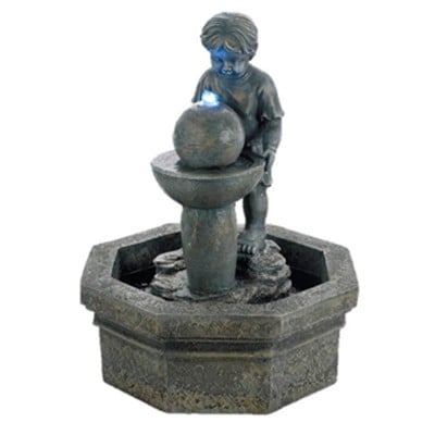 Bermuda Thirsty Work Water Feature with LED Light