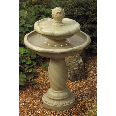 Bermuda Classic Tiered Fountain Water Feature with LED