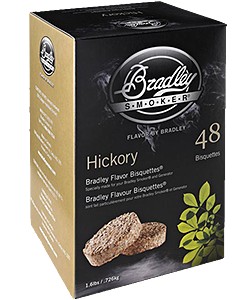 Bradley Hickory Bisquettes 120 Pack