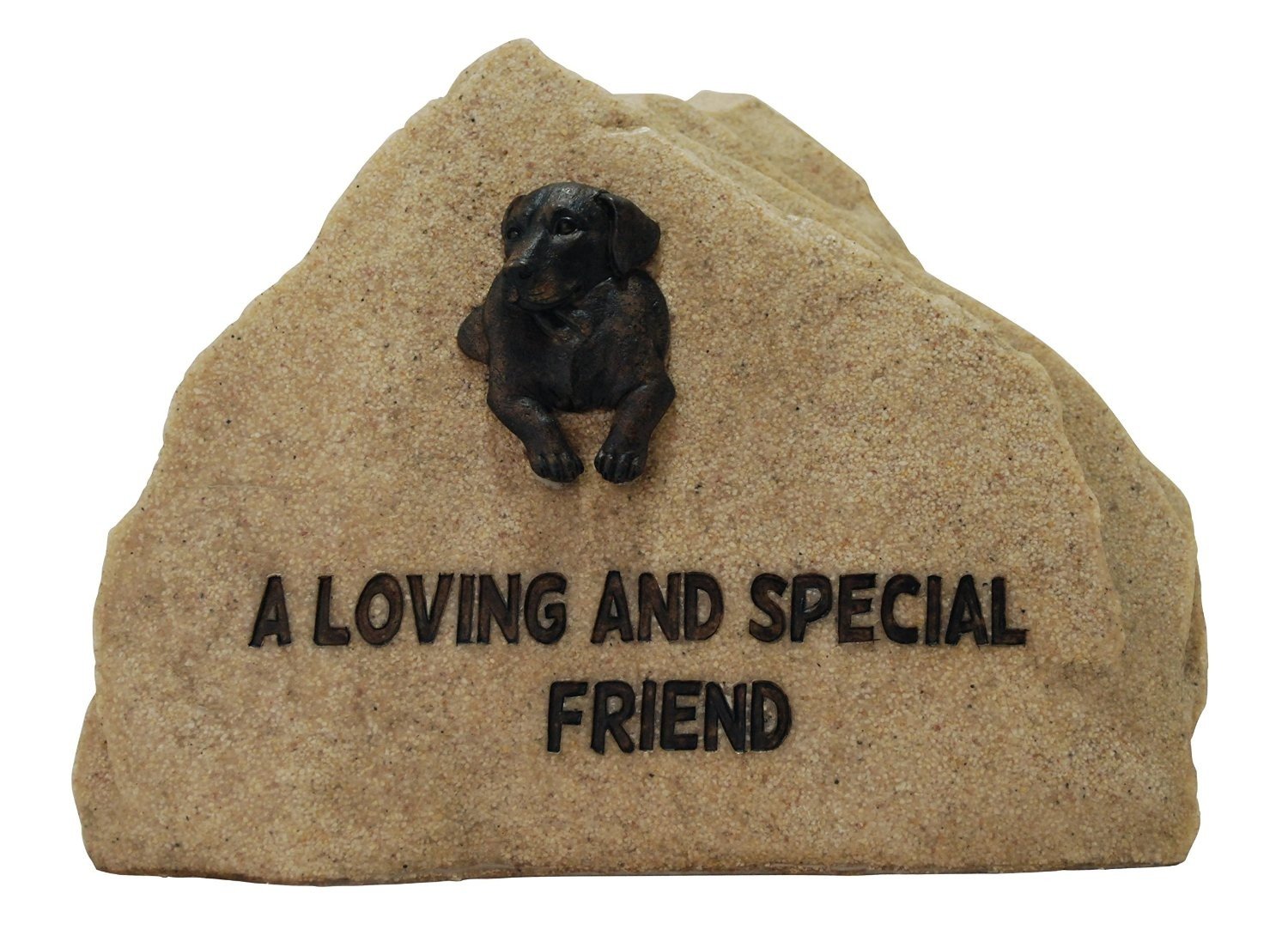 Vivid Arts Dog Remembrance Friendship Rock Natural Stone