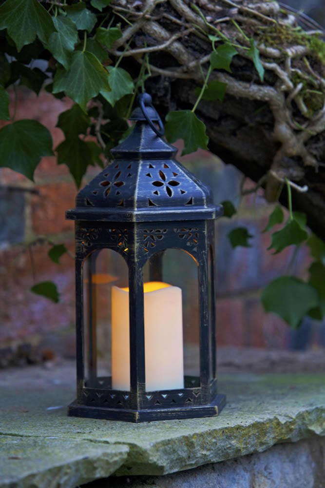 Smart Garden Moroccan Lantern Candle LED Battery Powered