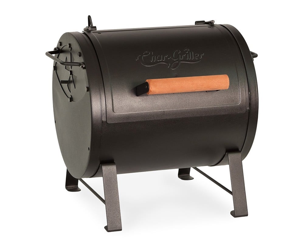 Char Griller Table Top Grill and Side Fire Box Charcoal BBQ
