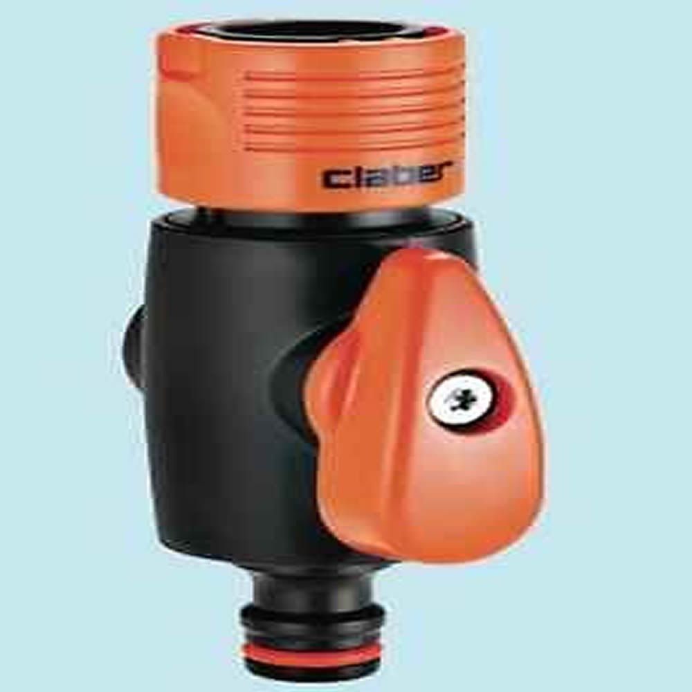Claber Coupling with Tap Shut Off Valve