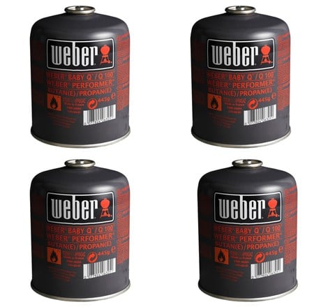 Weber Gas Canisters 4 Pack