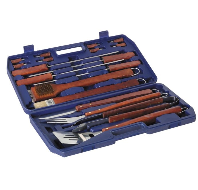 Lifestyle 18 Piece BBQ Tool Kit with Case
