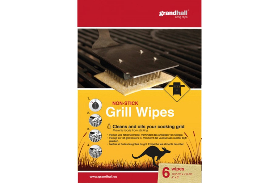 Grand Hall Grill Wipes 6pk