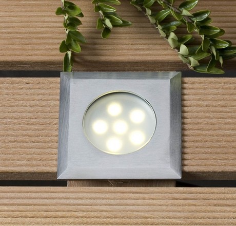 Leda Warm White LED Outdoor Deck Light 1w