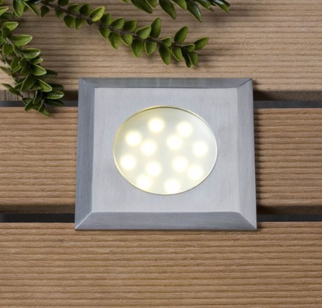Elara Warm White LED Outdoor Deck Light 2w