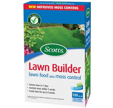 Scotts Lawn Builder Lawn Food Moss Control Carton