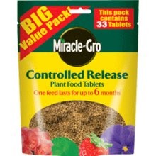 Miracle Gro Controlled Release Tablets 33 Tablets