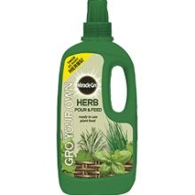 Miracle Gro Grow Your Own Herb Pour Feed Liquid 1L