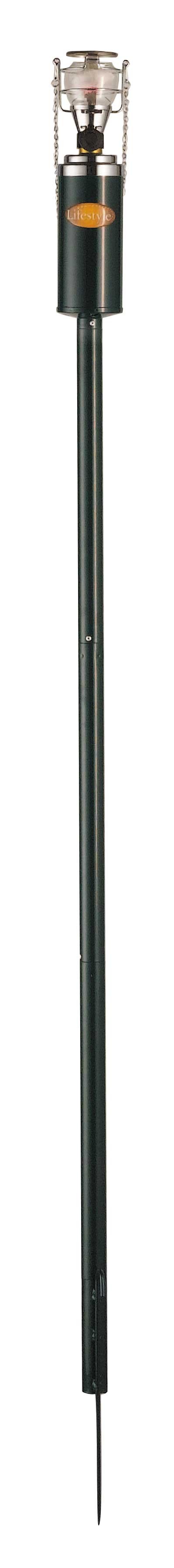 Lifestyle Gas Lantern cw Lawn Spike and Patio Stand