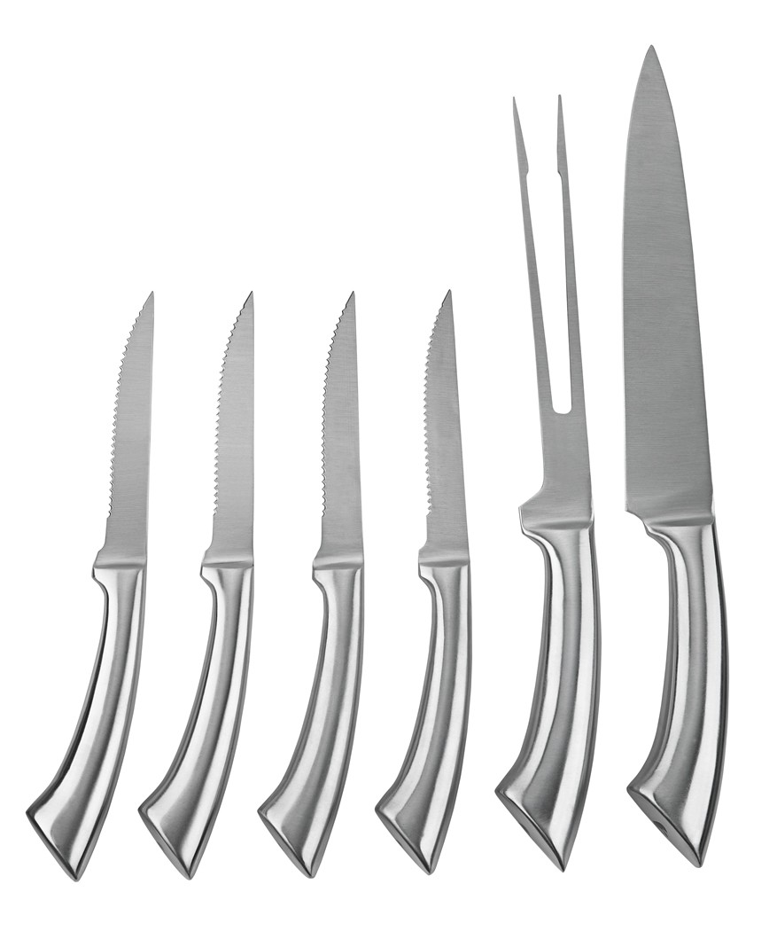 Napoleon SSteel 4 Pc Steak Knife 2 Pc Carving Set
