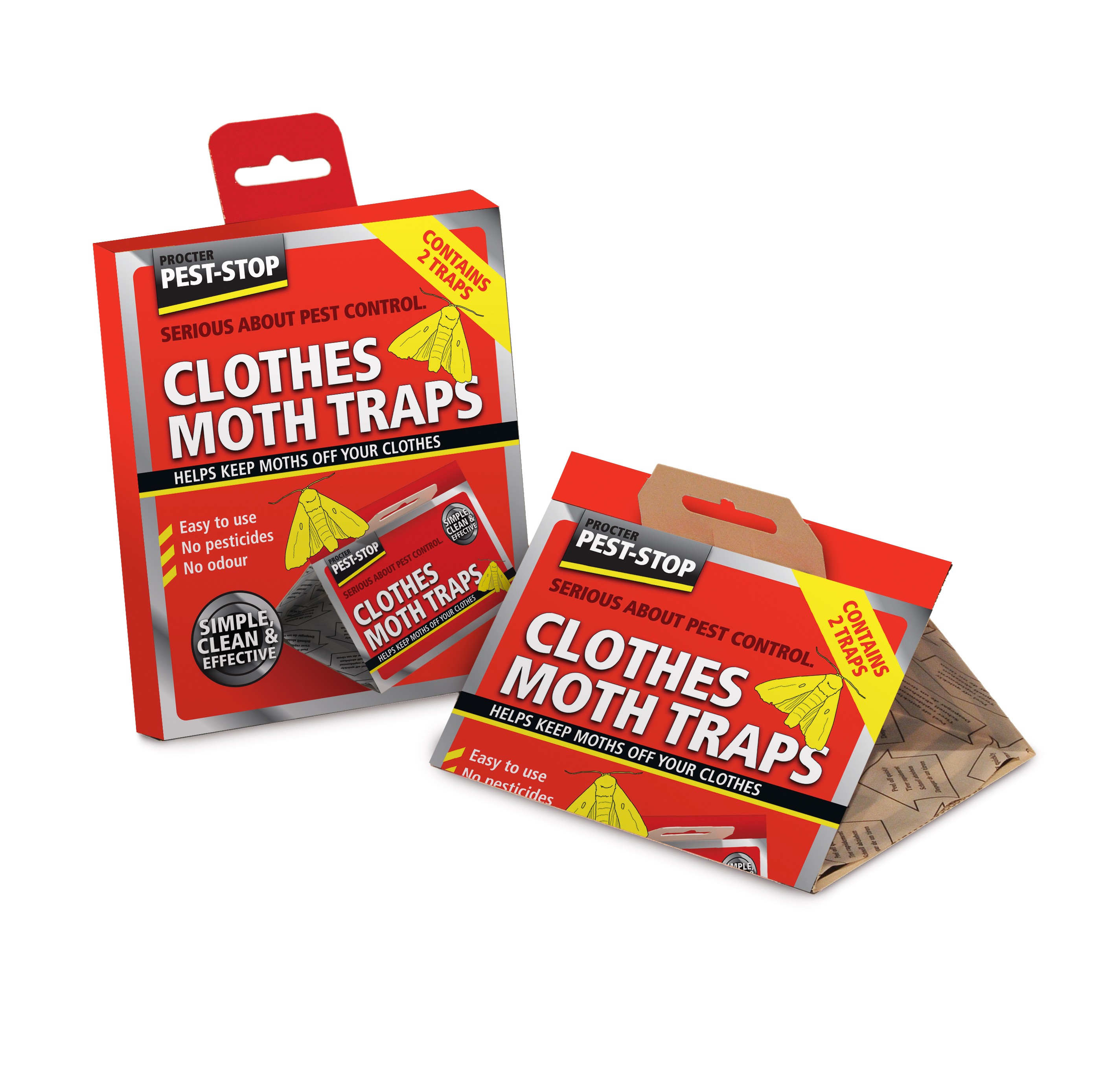 Pest Stop Clothes moth trap pack of 2