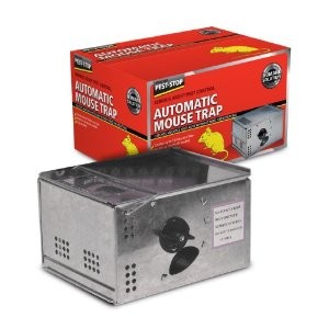 Pest Stop Automatic metal mousetrap holds up to 15 mice
