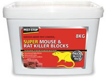 Pest Stop Super Mouse Rat Killer Blocks 8kg