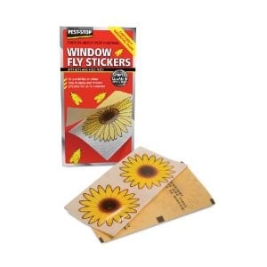 Pest Stop Window fly stickers pack of 4