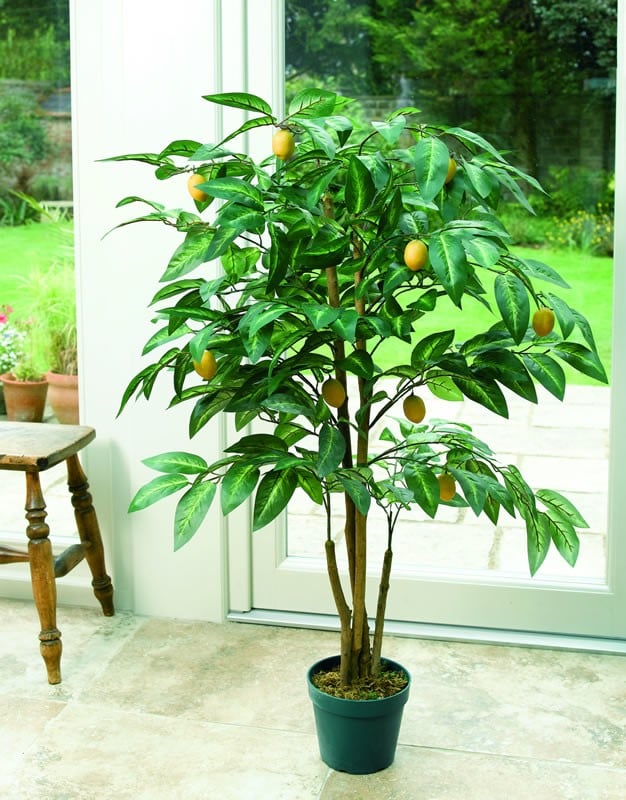 Smart Solar Artificial Lemon Tree