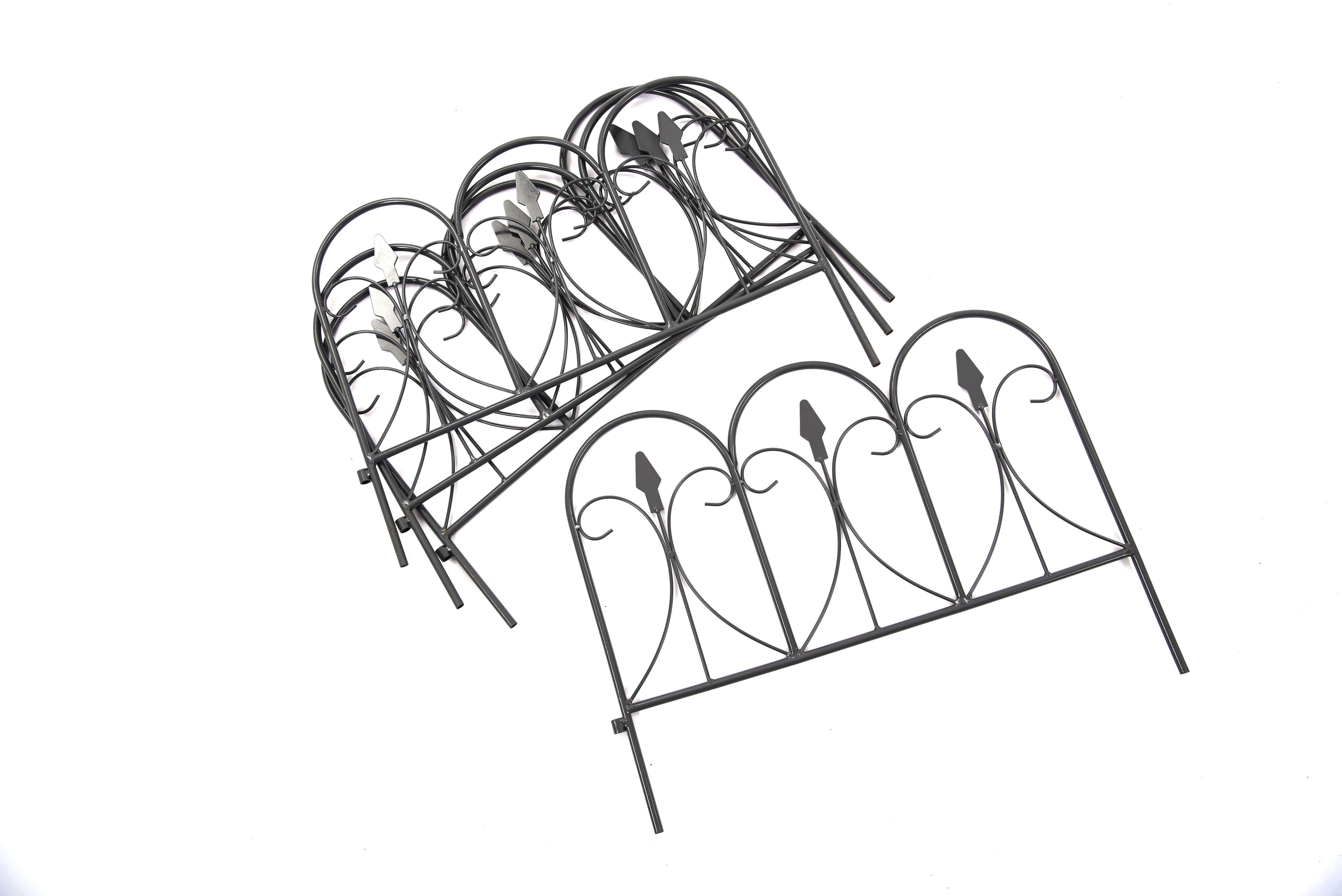 Gablemere Pk of 4 Regency Style Wire Fence Panels