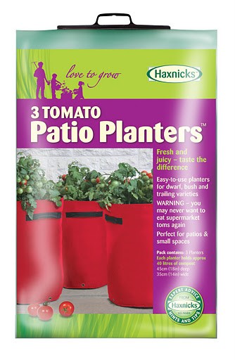 Haxnicks Tomato Bush Trailing Patio Planter 3pk