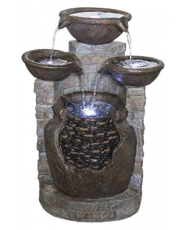Kelkay Antique Spills Mains Water Feature with LEDs