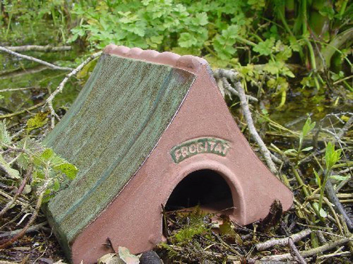 Ceramic Frog Toad House