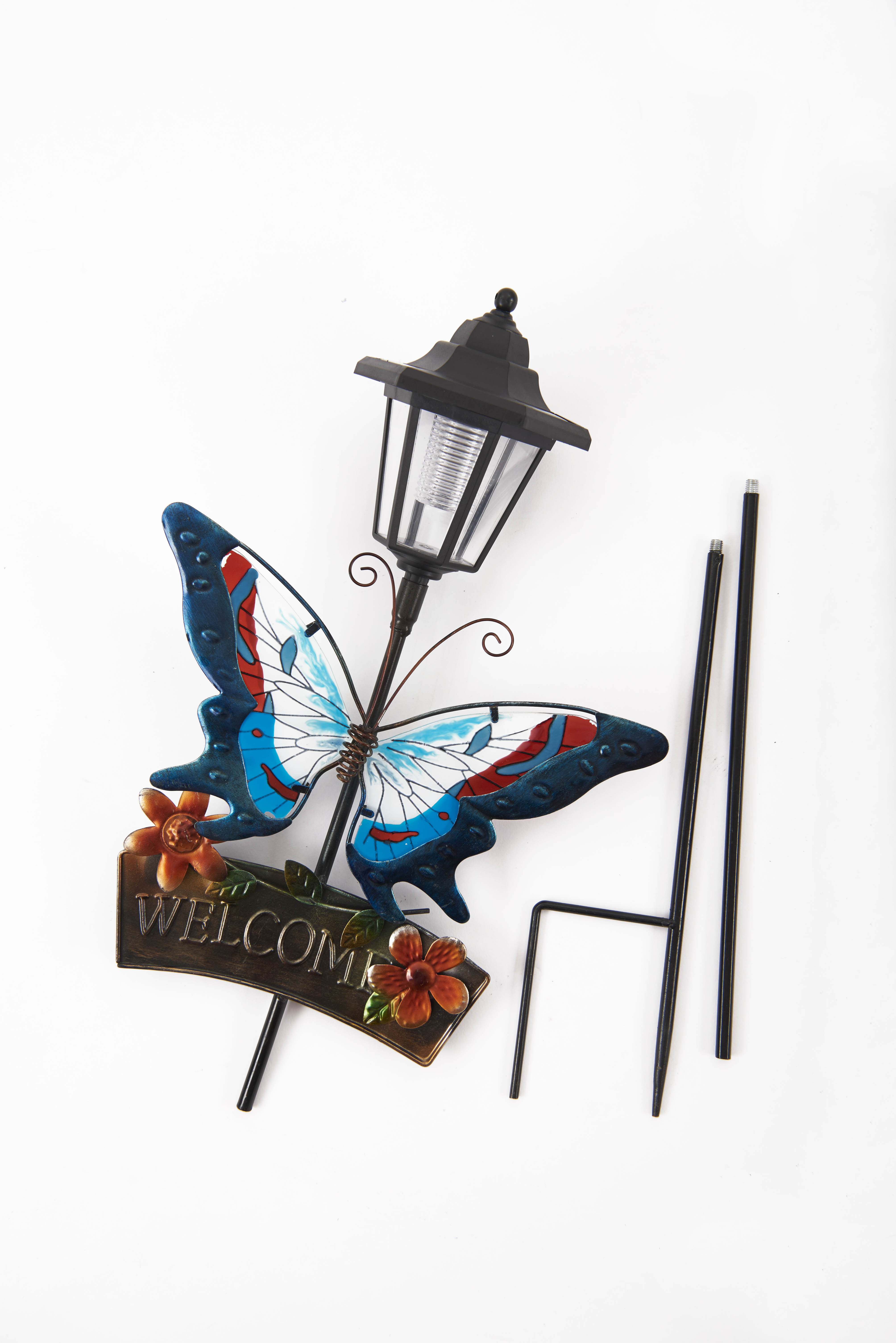 Gablemere Solar Butterfly Welcome Light