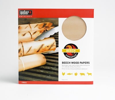 Weber Firespice Wood Papers Beech