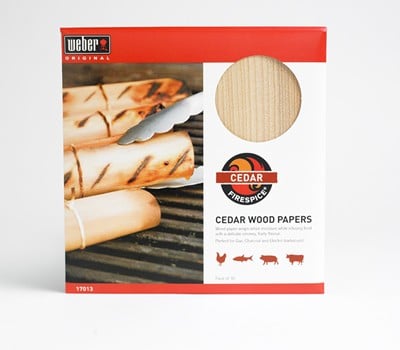 Weber Firespice Wood Papers Cedar