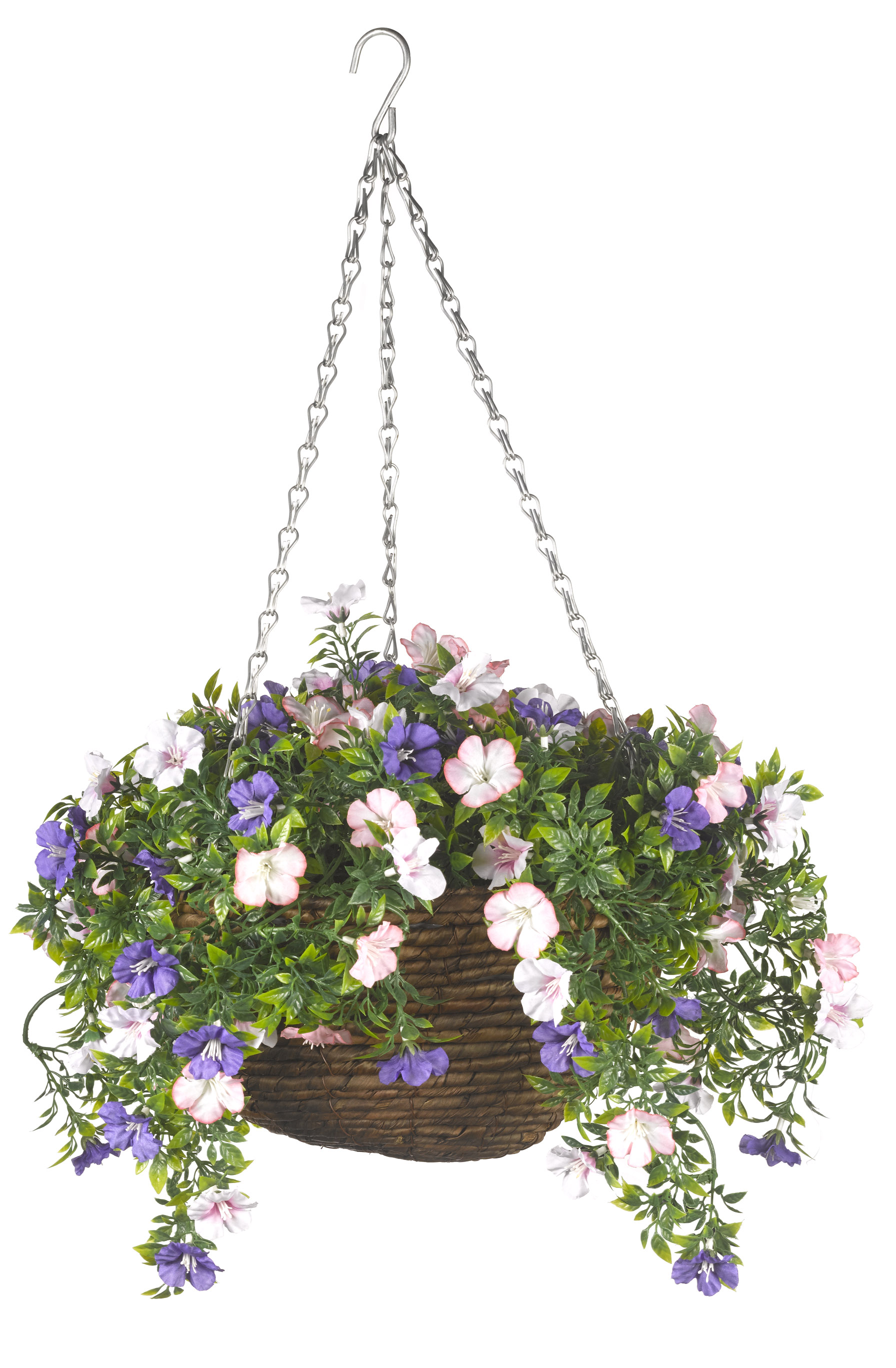Smart Garden Easy Artificial Hanging Basket Petunia