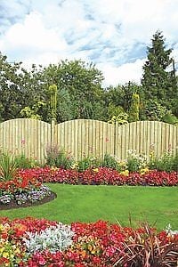 Grange Dome Feather Edge 17m 5 Panel Package Fence Panels