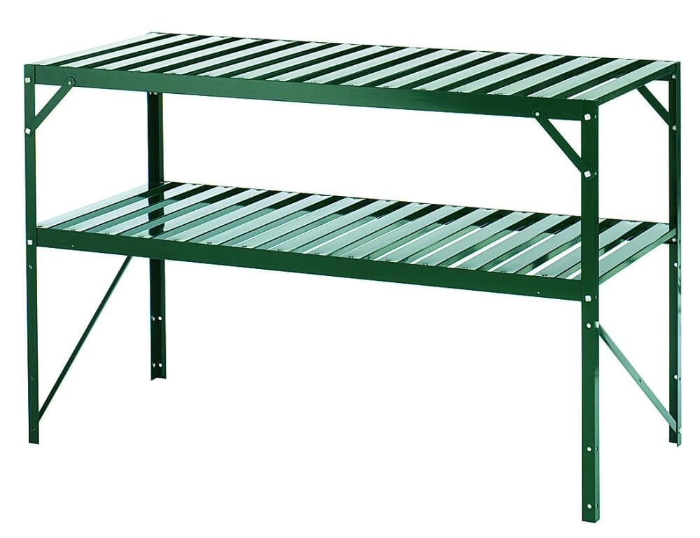 Halls Two Tier Green Aluminium Staging 4ft