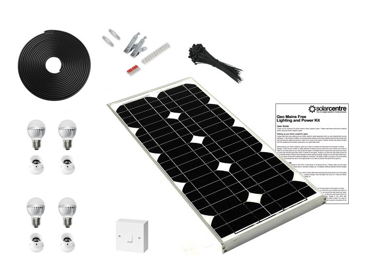 Solar Centre GEO 3 Mains Free Solar Lighting Kit