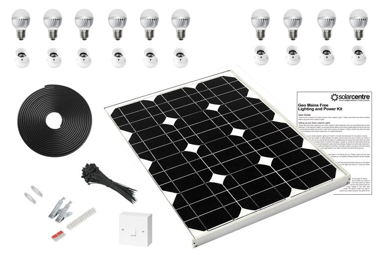 Solar Centre GEO 5 Mains Free Solar Lighting Kit