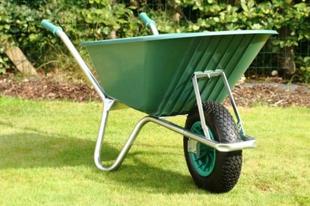 County Cruiser Garden Wheelbarrow 100 120 Litre Green