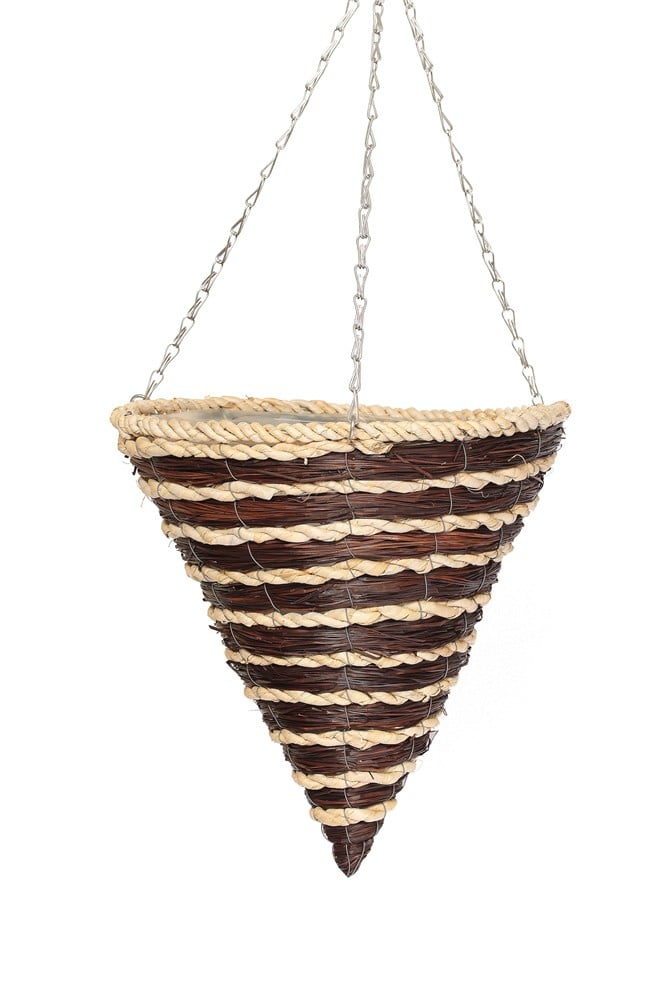 Botanico CoffeeCream Duo Cone Hanging Basket PE Liner