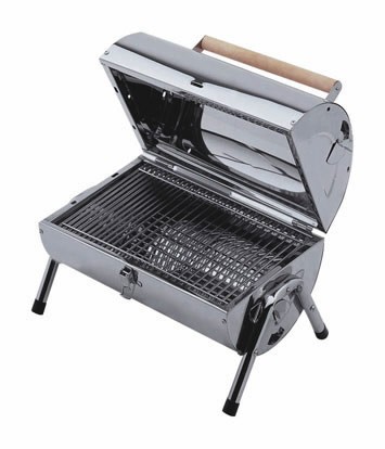 Lifestyle Stainless Steel Barrel Portable Charcoal Barbecue
