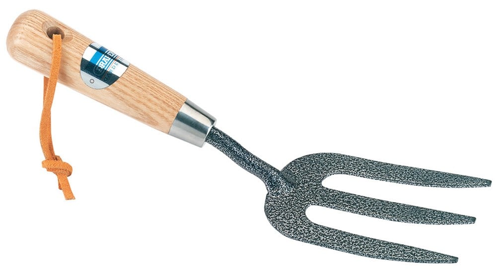 Draper Carbon Steel Hand Fork with ash handle