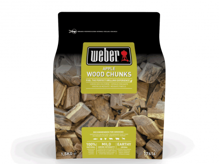 Weber Apple Wood Chunks 15kg