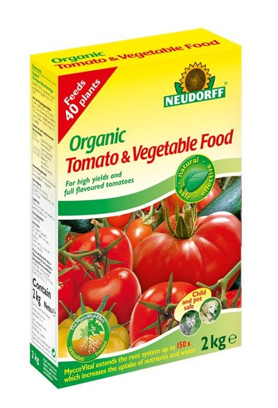 Neudorff Organic Tomato Vegetable Food with Mycorrhiza 2 kg BOX