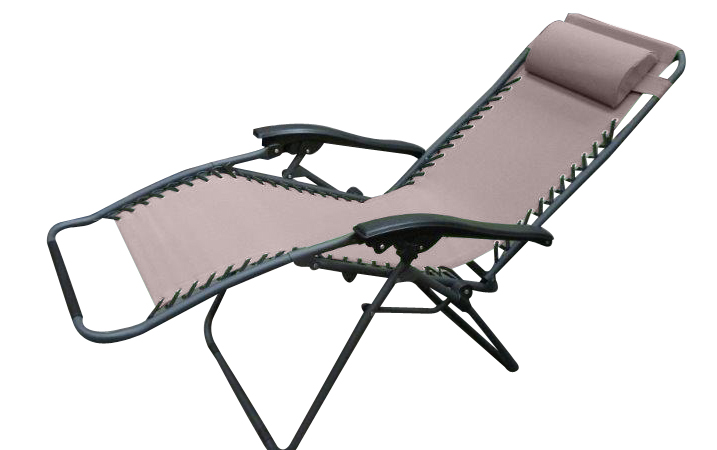 LG Outdoor Dali Folding Relaxer Taupe
