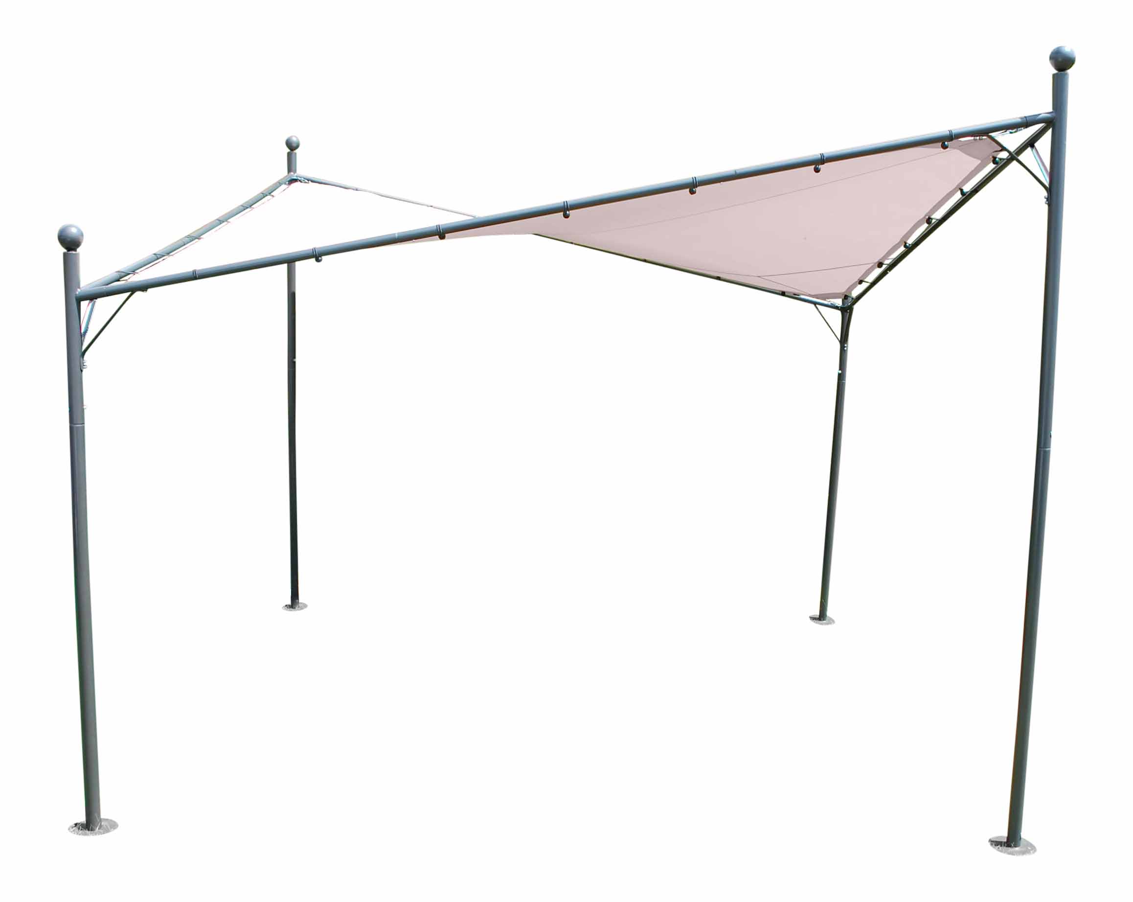 LG Outdoor Rodin 35 Sail Awning Poles Taupe