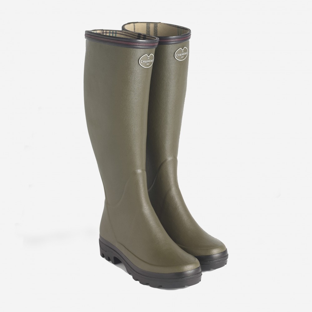 Le Chameau Giverny Ladies Wellington Boots Green