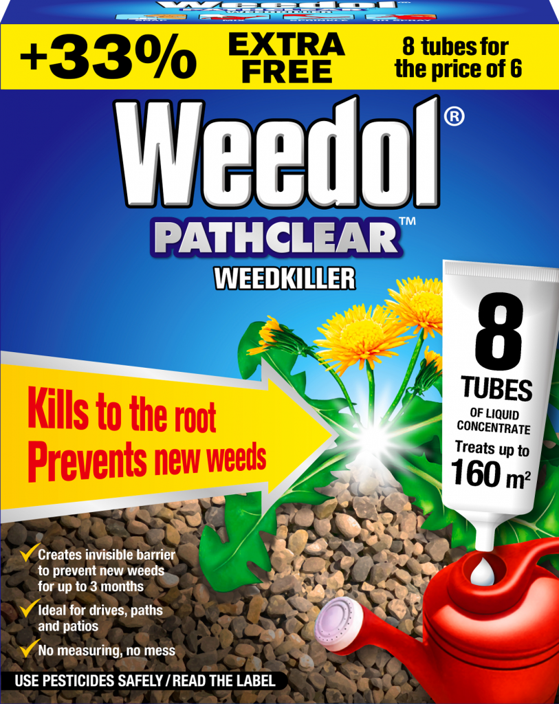 Weedol Pathclear Weedkiller 6 Tubes Plus 2 Free 160m2