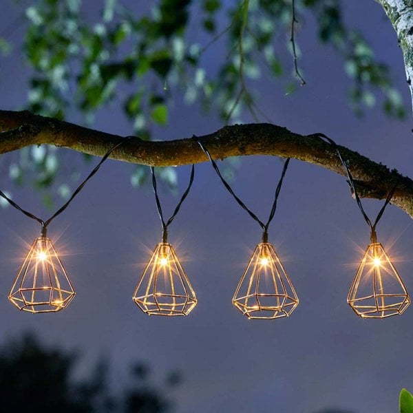 Smart Garden Geo Solar String Light-10 LEDS