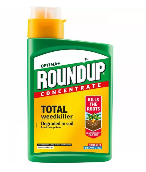 Image of Roundup Optima+ Concentrate Total Weedkiller - 1L